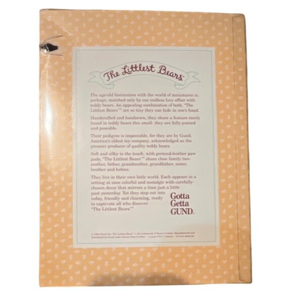 Littlest Bears 7022 Grandpa & Grandson Handcrafted Miniature GUND Collectible - Picture 4 of 6